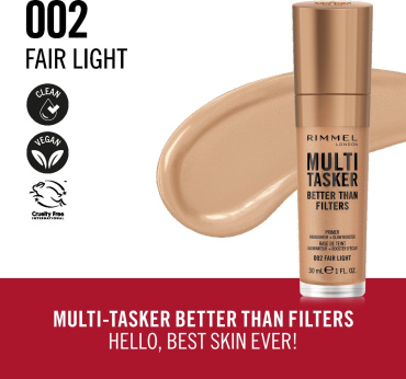 Праймер для лица Rimmel Multi Tasker Better Than Filters Primer 002 Fair Light 30 мл фото 2