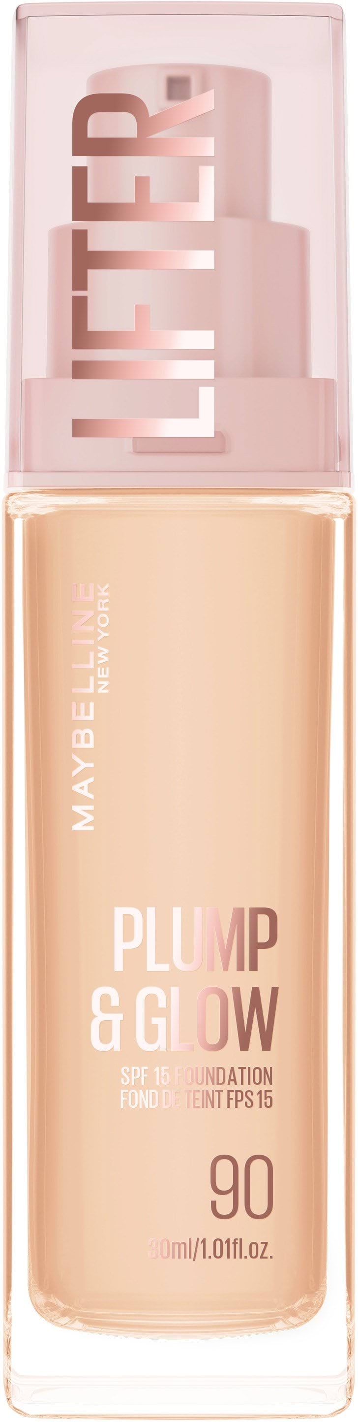 Тональний крем для обличчя Maybelline New York з SPF15 Lifter 90, 30 мл 5