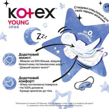 Прокладки Kotex Young Night 7 шт. фото 1