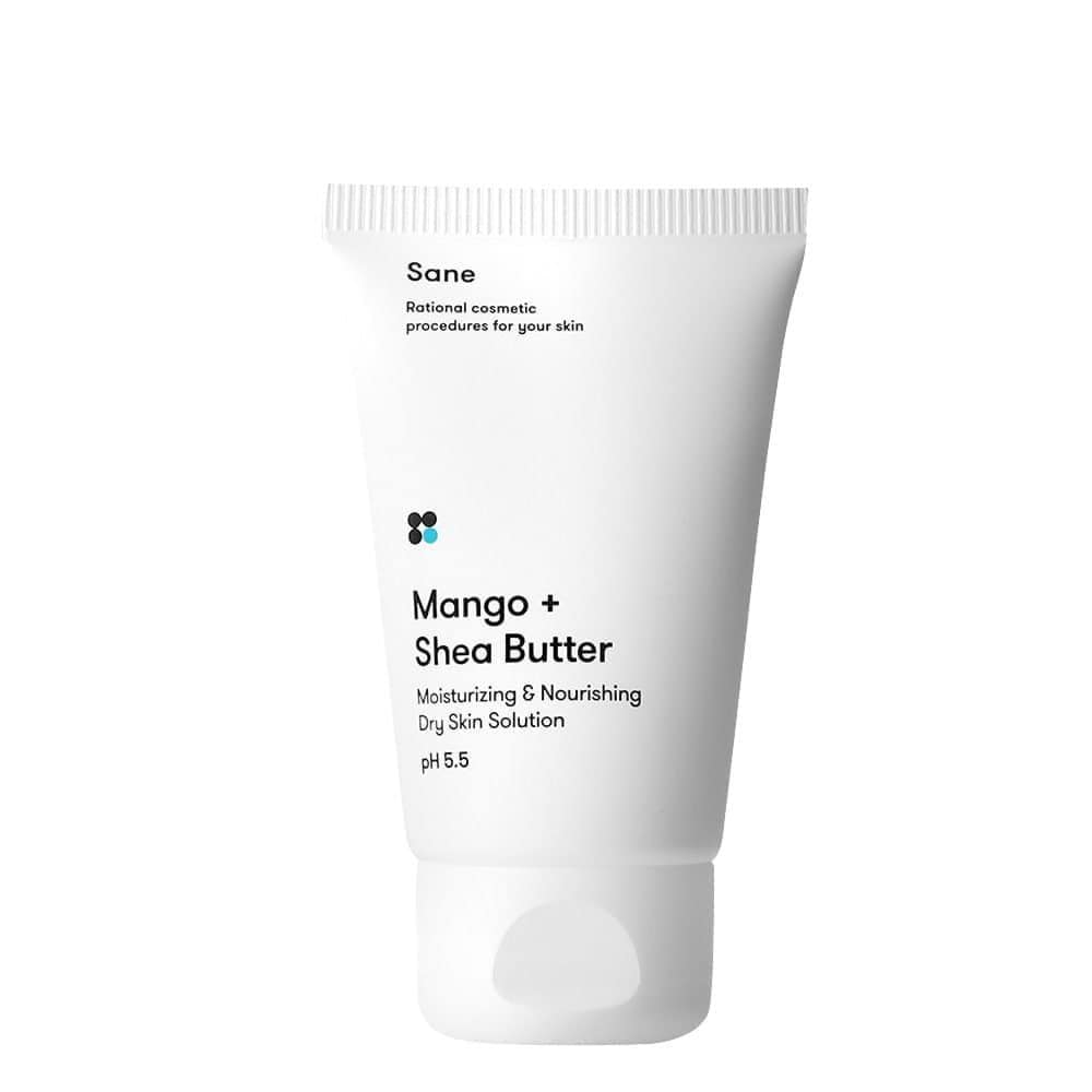 Крем для обличчя денний для cухої шкіри Sane Mango + Shea butter, 40 мл