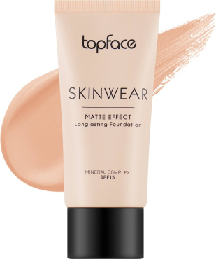 Тональный крем TopFace Skinwear Matte Effect Longlasting Foundation 03, 30 мл фото 1