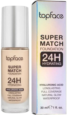 Тональный крем TopFace Super Match 24H Foundation 004 Medium 30 мл фото 1