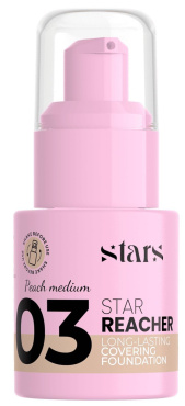 Тональна основа для обличчя Stars from the stars STAR REACHER відтінок 03 Peach medium 20 г фото 8