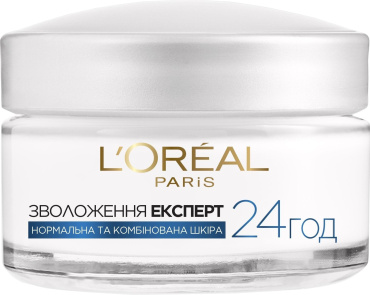 Крем для обличчя L'Oréal Paris Зволоження Експерт денний для нормальної та комбінованої шкіри 50 мл