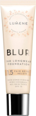 Тональная основа Lumene BLUR SPF 15 1.5 Fair Beige 30 мл