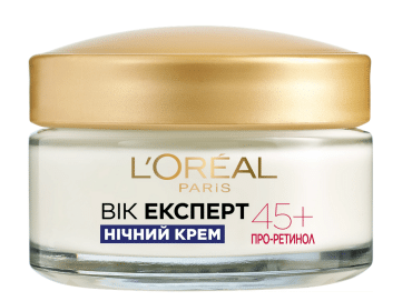 Антивіковий крем для обличчя L'Oréal Paris Skin Експерт 45+ нічний 50 мл фото 1