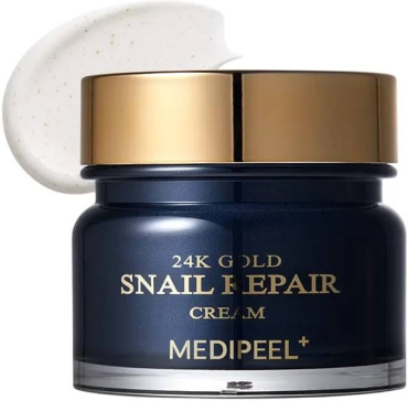 Крем для лица Medi-Peel 24k Gold Snail Repair Cream с коллоидным золотом и муцином улитки 50 мл