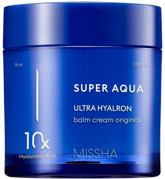 Крем-бальзам для обличчя Missha Super Aqua Ultra Hyalron Balm Cream Original зволожуючий 70 мл 1