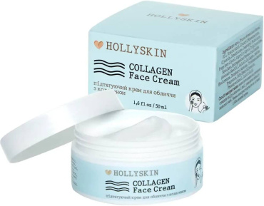 Крем для обличчя Hollyskin Collagen Face Cream підтягувальний з колагеном 50 мл