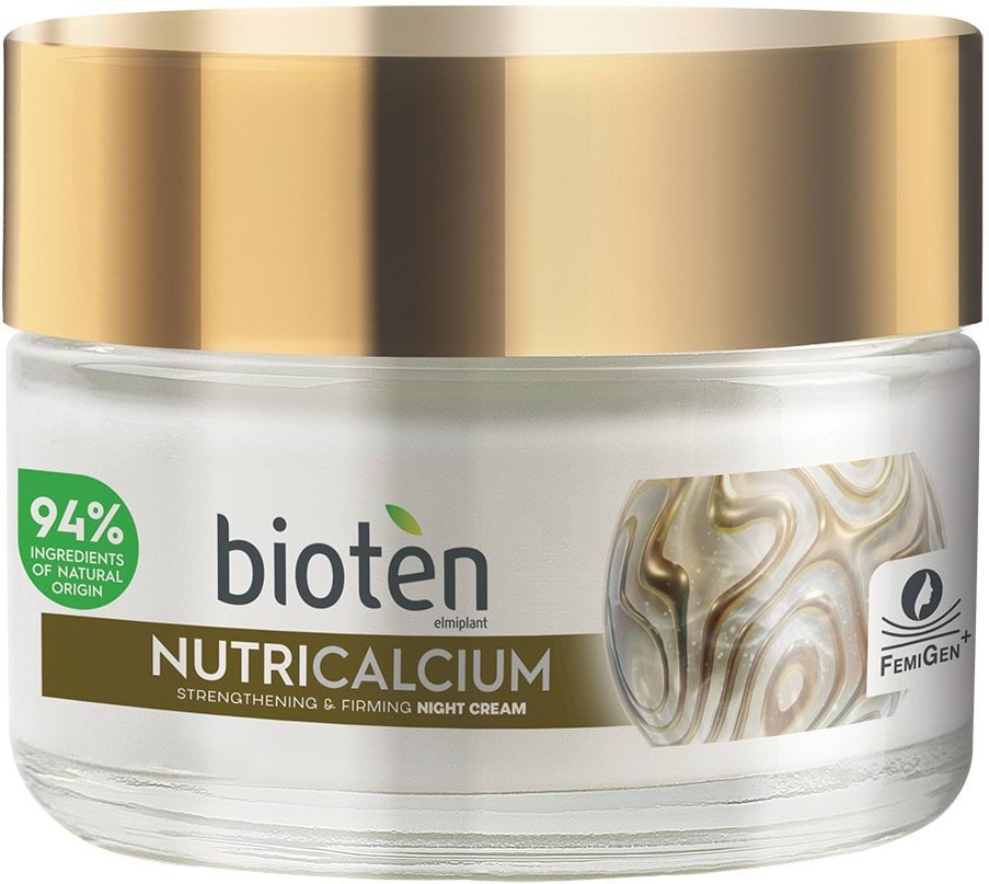 Крем для обличчя BIOTEN Nutri Calcium Strengthening & Firming Night Cream зміцнювальний нічний 50 мл