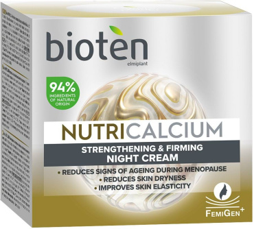 Крем для лица BIOTEN Nutri Calcium Strengthening & Firming Night Cream укрепляющий ночной 50 мл фото 2