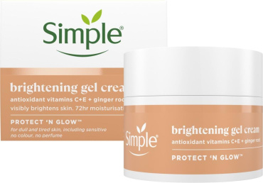 Гель-крем для обличчя Simple Protect n Glow Rest and Reset 72H Hydrating Gel зволожувальний 50 мл