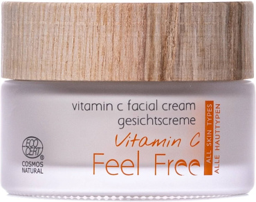 Крем-бустер для лица Feel Free Vit C + Hyaluronic Acid Vitamin Booster Cream с витамином С, 50 мл