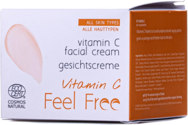 Крем-бустер для лица Feel Free Vit C + Hyaluronic Acid Vitamin Booster Cream с витамином С, 50 мл фото 1