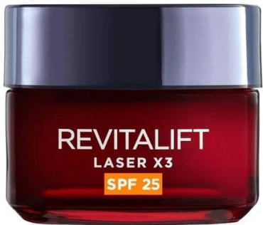 Крем для лица L`Oreal Revitalift LASERх3 антивозрастной дневной SPF 25, 50мл фото 2