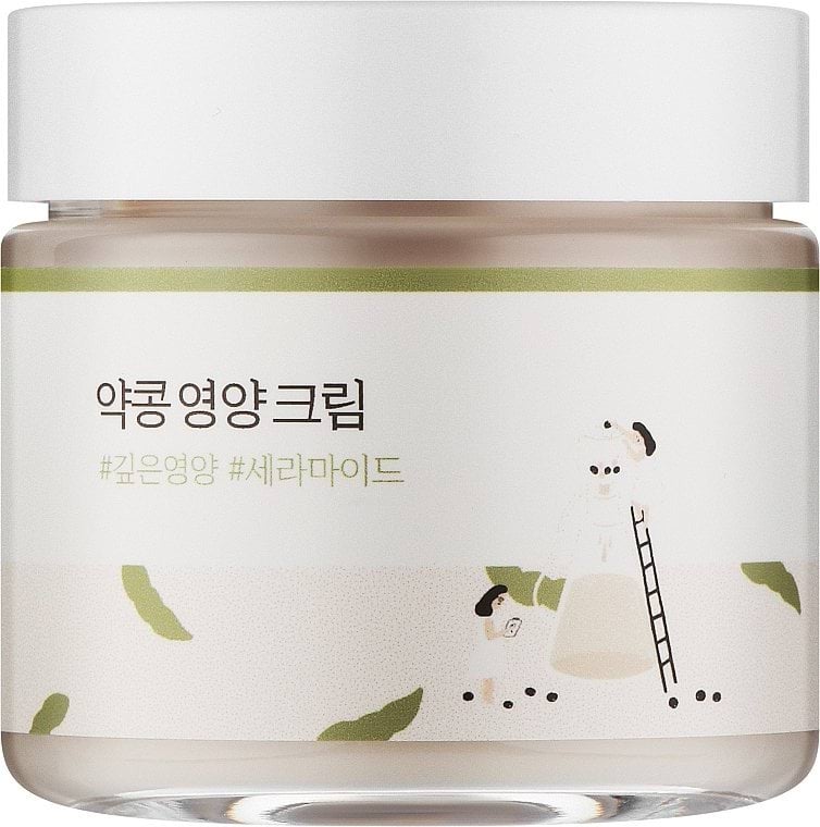 Крем для обличчя Round Lab поживний з екстрактом соєвих бобів soybean nourishing cream 80 мл 4