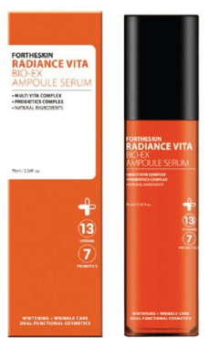 Сироватка для обличчя ампульна Fortheskin radiance vita bio-EX ampoule serum 70 мл
