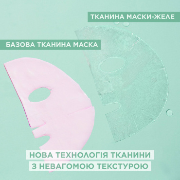 Маска-желе для лица Garnier Skin Naturals Hyaluronic Cryo Jelly гиалуроновая тканевая с охлаждающим и увлажняющим эффектом 27 г