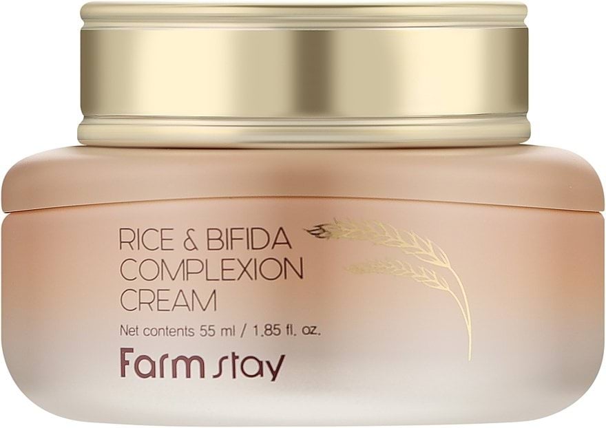 Крем для обличчя FarmStay Rice & Bifida Complexion Cream з пробіотиками 55 мл — фото 1