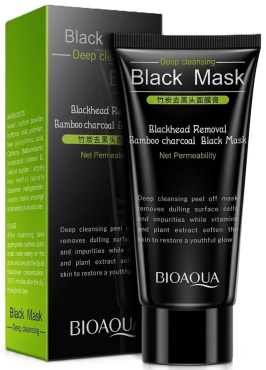 Маска-пленка для лица BIOAQUA Remove Blackhead Mask Deep Cleansing с активированным углем от черных точек 60 г