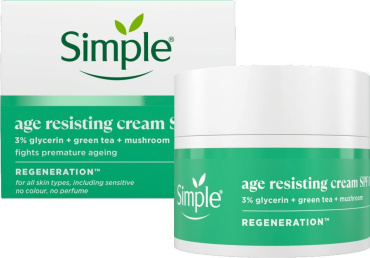 Крем для лица Simple Regeneration SPF15 против возрастных изменений 50 мл