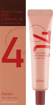 Крем для шкіри навколо очей Esfolio Peptide Collagen 04 зволожуючий та освітлюючий 30 г