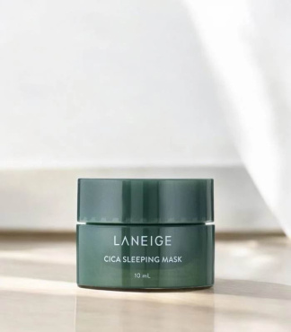 Маска для обличчя Laneige Cica Sleeping Mask нічна з екстрактом центели азійської мініатюра 10 мл фото 2