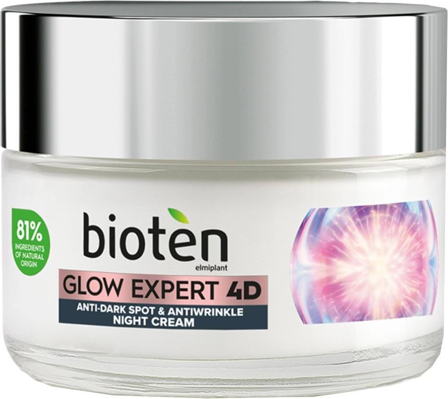 Крем для обличчя Bioten Glow Expert 4D проти пігментних плям та зморшок 50 мл
