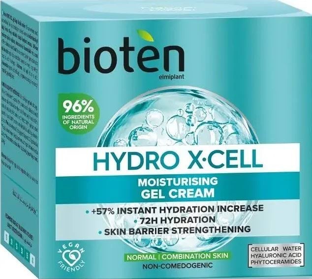 Крем-гель для обличчя Bioten Hydro X-Cell зволожуючий, денний для нормальної та комбінованої шкіри 50 мл 1