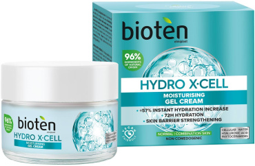 Денний крем для обличчя Bioten Hydro X-Cell 50 мл фото 1