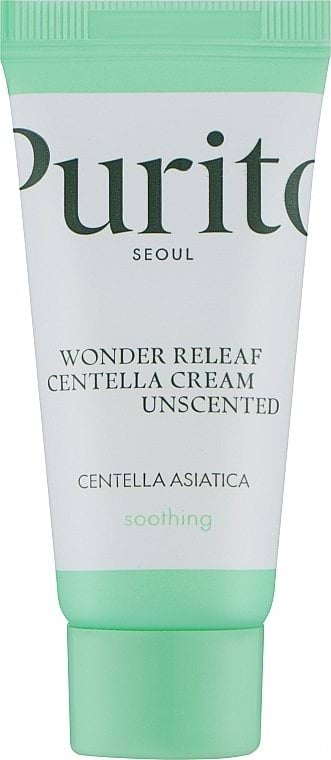 Крем мініатюра Purito з центелою без олій centella unscented recovery cream 12 мл 1