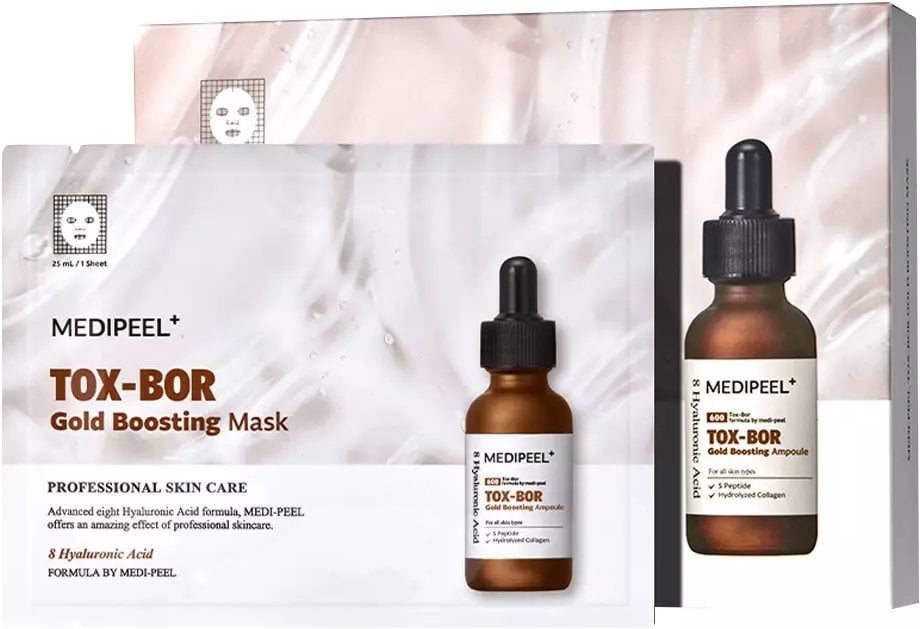 Medi-Peel Маска для підвищення пружності шкіри Tox-Bor Gold Boosting Mask, 25 мл