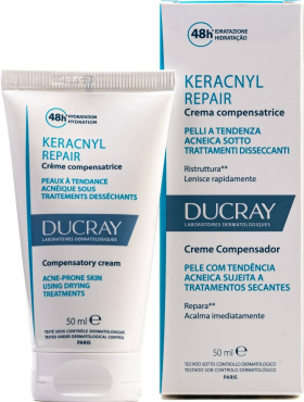 Крем для обличчя Ducray Keracnyl Repair відновлювальний 50 мл