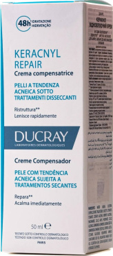 Крем для обличчя Ducray Keracnyl Repair відновлювальний 50 мл фото 1
