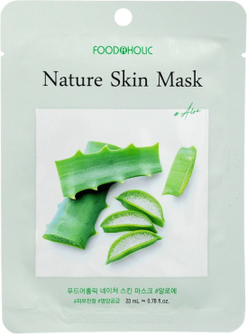 Маска тканевая для лица Foodaholic Nature Skin с алоэ 23 мл