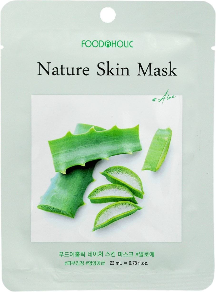 Маска тканинна для обличчя Foodaholic Nature Skin з алое 23 мл