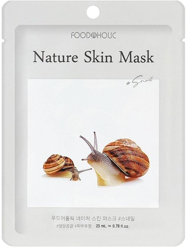 Маска тканинна для обличчя Foodaholic Nature Skin з екстрактом равлика 23 мл 1