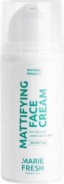 Крем для обличчя Marie Fresh Mattifying Face Cream з саліциловою кислотою 30 мл фото 2