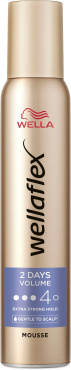 Мусс для укладки WELLAFLEX Объем до 2-х дней для экстрасильной фиксации 200 мл