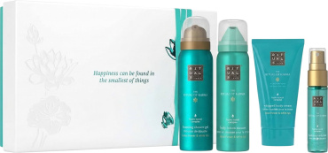 Подарочный набор Rituals The Ritual of Karma Small Gift Set: Спрей 20 мл + Бальзам 50 мл + Крем 70 мл + Гель-пена 50 мл