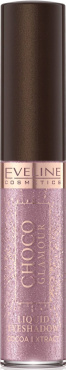 Рідкі тіні Eveline Choco Glamour блискучі з екстрактром какао 04, 6.5 мл