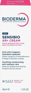 Крем для обличчя Bioderma зволожуючий та заспокійливий Sensibio AR 40 мл