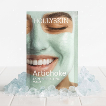 Лифтинг-маска для лица Hollyskin Artichoke Skin Perfecting Mask охлаждающая против отёков 10 г