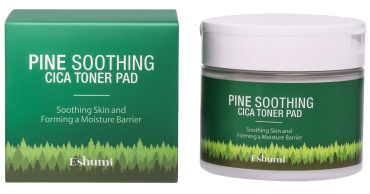 Тонер-пэды для лица Eshumi Pine Soothing Cica Toner Pad Large успокаивающие 70 шт., 280 г