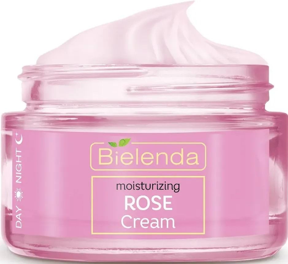 Крем для обличчя Bielenda Rose Care зволожуючий із рожевим маслом день/ніч 50 мл 2