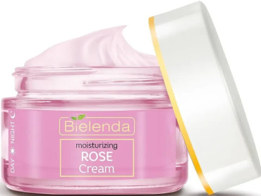 Крем для обличчя Bielenda Rose Care зволожуючий із рожевим маслом день/ніч 50 мл фото 1