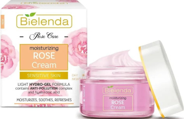 Крем для обличчя Bielenda Rose Care зволожуючий із рожевим маслом день/ніч 50 мл фото 3