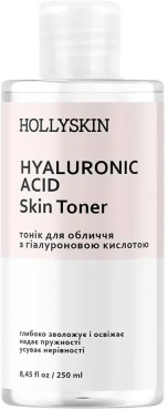 Тонік для обличчя Hollyskin Hyaluronic Acid Skin Toner зволожуючий з гіалуроновою кислотою 250 мл