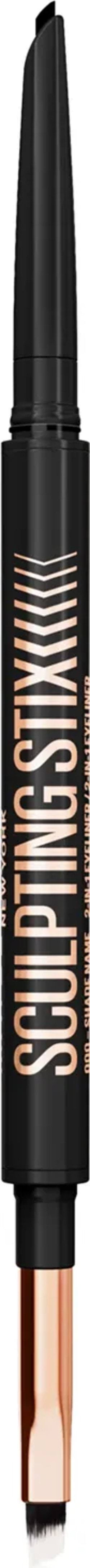 Maybelline олівець д/повік автоматичний 2-в-1 з пензликом Scultping Stix 16 Black Blur, 0.7 г