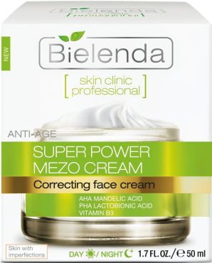 Крем для обличчя Bielenda Skin Clinic Professional коригуючий із мигдальною кислотою 30+ день/ніч 50 мл фото 1